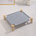 Elevated Dog Bed – Portable, Foldable Wooden Hammock for Small to Medium Dogs