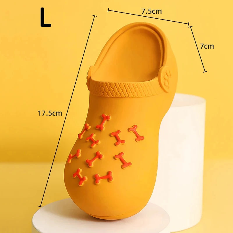 Squeaky Latex Dog Slipper Toy – Durable Chew & Teeth Cleaning Toy