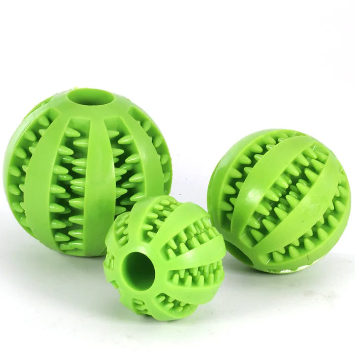 Interactive Rubber Ball – Teeth Cleaning Toy for Dogs