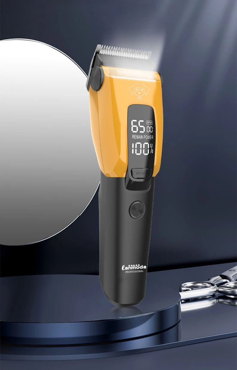Professional Cordless Pet Clipper - Type-C Rechargeable Dog Trimmer