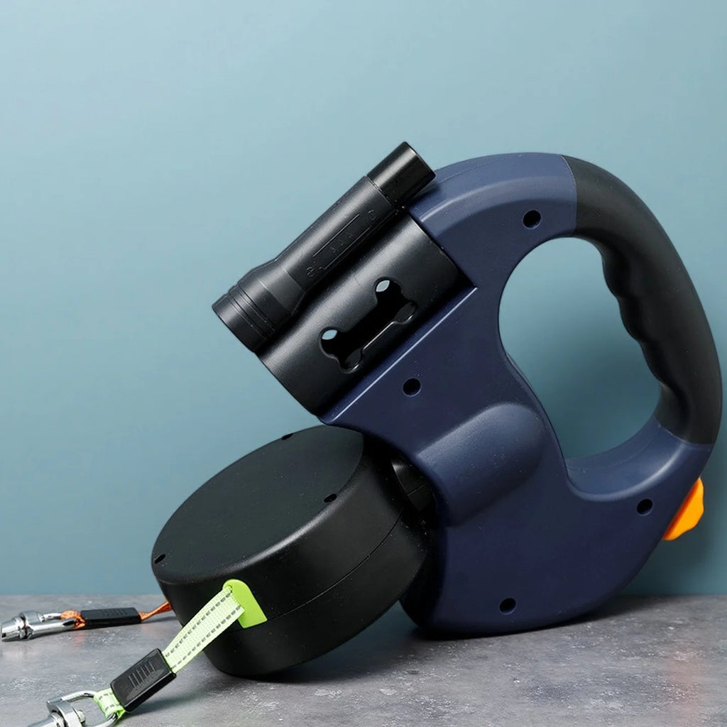 Dog Retractable Leash – Dual LED Control