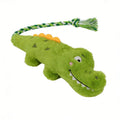 Crocodile Knotted Rope Toy – Indestructible Plush for Dogs