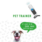 Portable Ultrasonic Dog Trainer with UV Light – Anti Bark Device