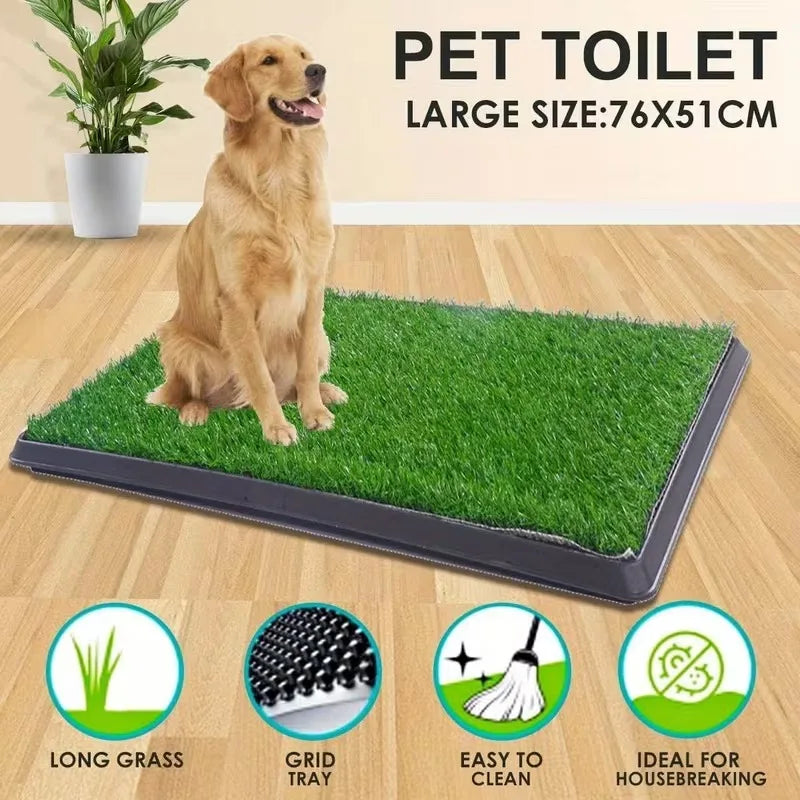 Dog Grass Potty Tray – Washable Training Toilet