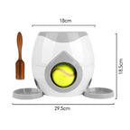 Dog Tennis Ball Treat Dispenser – Interactive Food Reward Toy