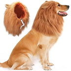 Dog Lion Mane Costume – Realistic Wig for Large Dogs