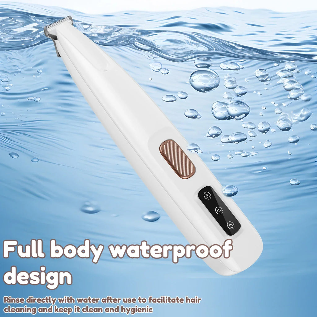 New Dog Paw Trimmer with LED Light – Waterproof, Low-Noise Grooming Tool