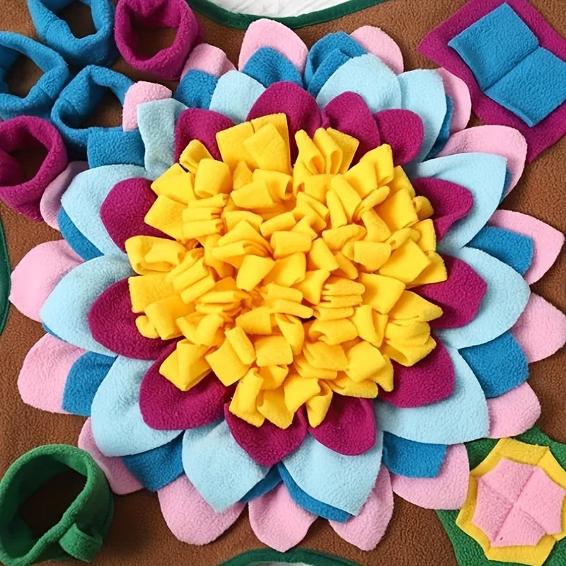 Interactive Dog Snuffle Mat – Slow Feeding & Stress Relief Training Mat
