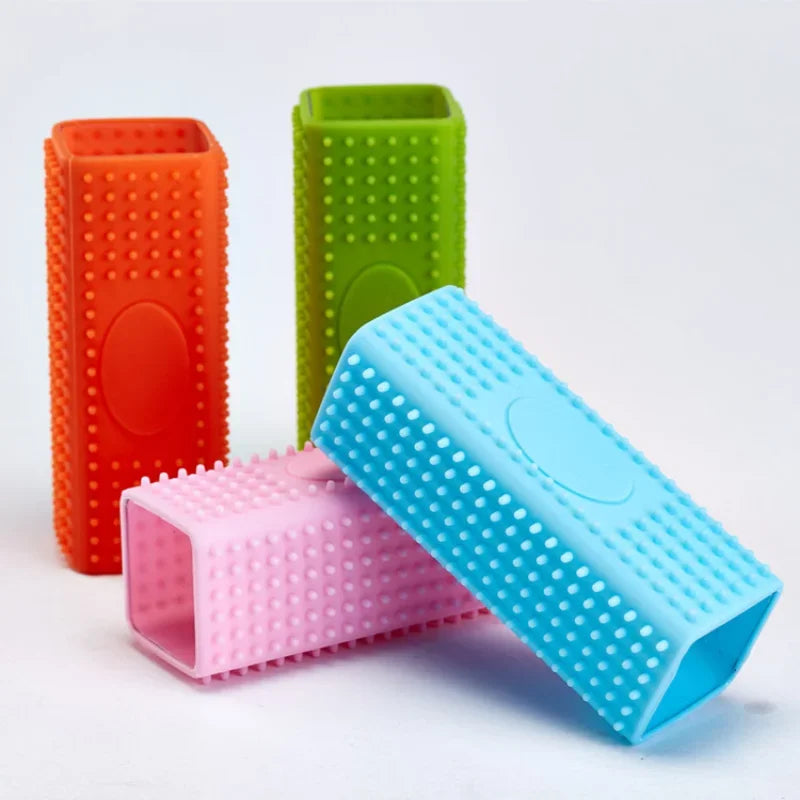 Silicone Rubber Dog Hair Remover Brush for Furniture, Car Seats & Carpets