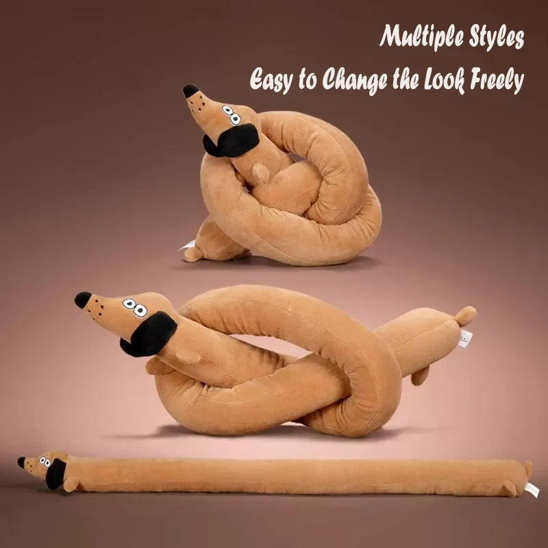 Dachshund Plush Dog Toy – Self-Entertaining Chew for Puppies