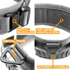 Tactical Dog Collar – Adjustable Heavy Duty Reflective Collar