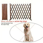 Wooden Dog Gate – Retractable Safety Barrier