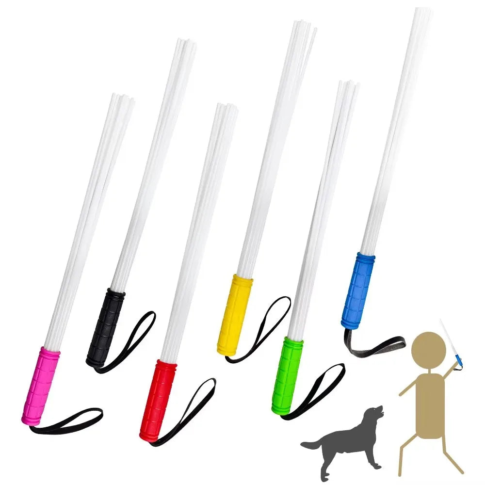 Flexible Dog Training Rod – 57cm Elastic Teasing Stick with Non-Slip Handle
