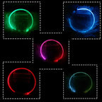 LED Dog Collar USB Rechargeable – 3 Mode Night Safety Light