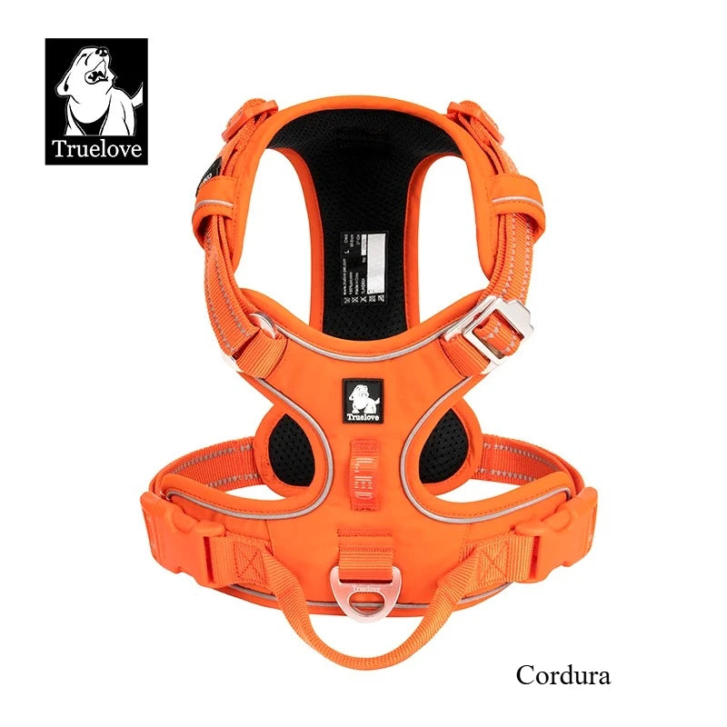 Truelove Reflective Nylon Dog Harness – Padded Quick Release