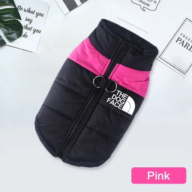 Winter Dog Hoodie Coat – 100% Cotton Warm Outdoor Jacket