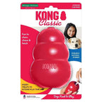 KONG Classic Dog Toy – Durable Rubber Chew & Treat Dispensing Toy