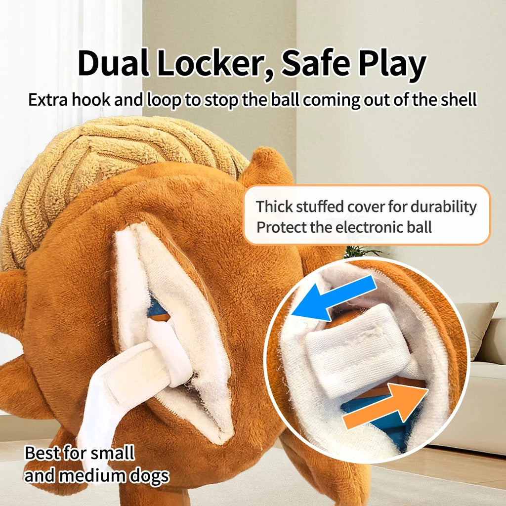 Interactive Dancing Dog Toy Ball – Motion Activated Plush Fetch