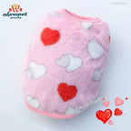 Moonbiffy Winter Dog Jacket – Flannel Puffer for Small Dogs