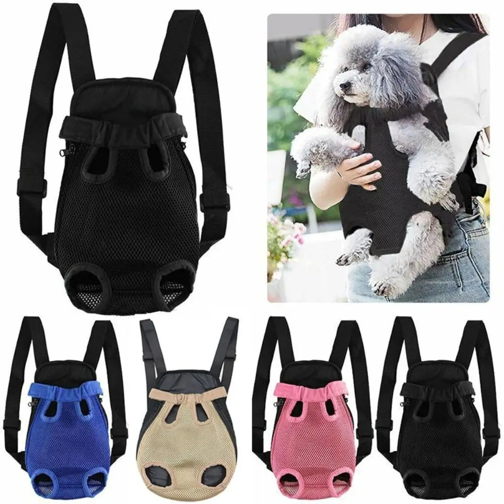 Adjustable Front Dog Carrier Backpack – Legs Out Design
