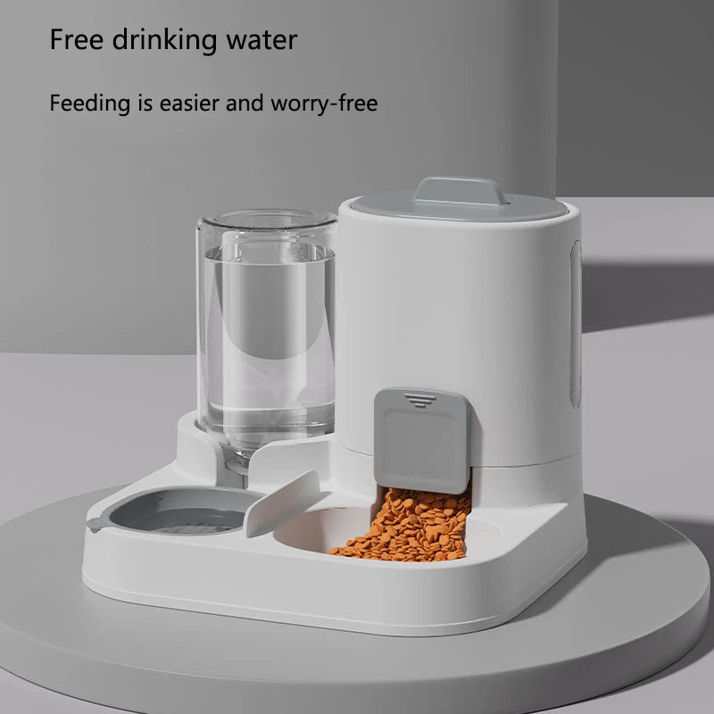 2-in-1 Automatic Dog Feeder & Waterer – Gravity Flow Hydration Station