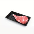 Steak Shaped Plush Dog Toy - Squeaky for Small & Medium Dogs, Interactive & Fun