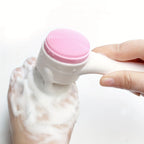 Silicone Dog Paw Cleaner & Massage Brush - Muddy Paw Scrubber in Pink