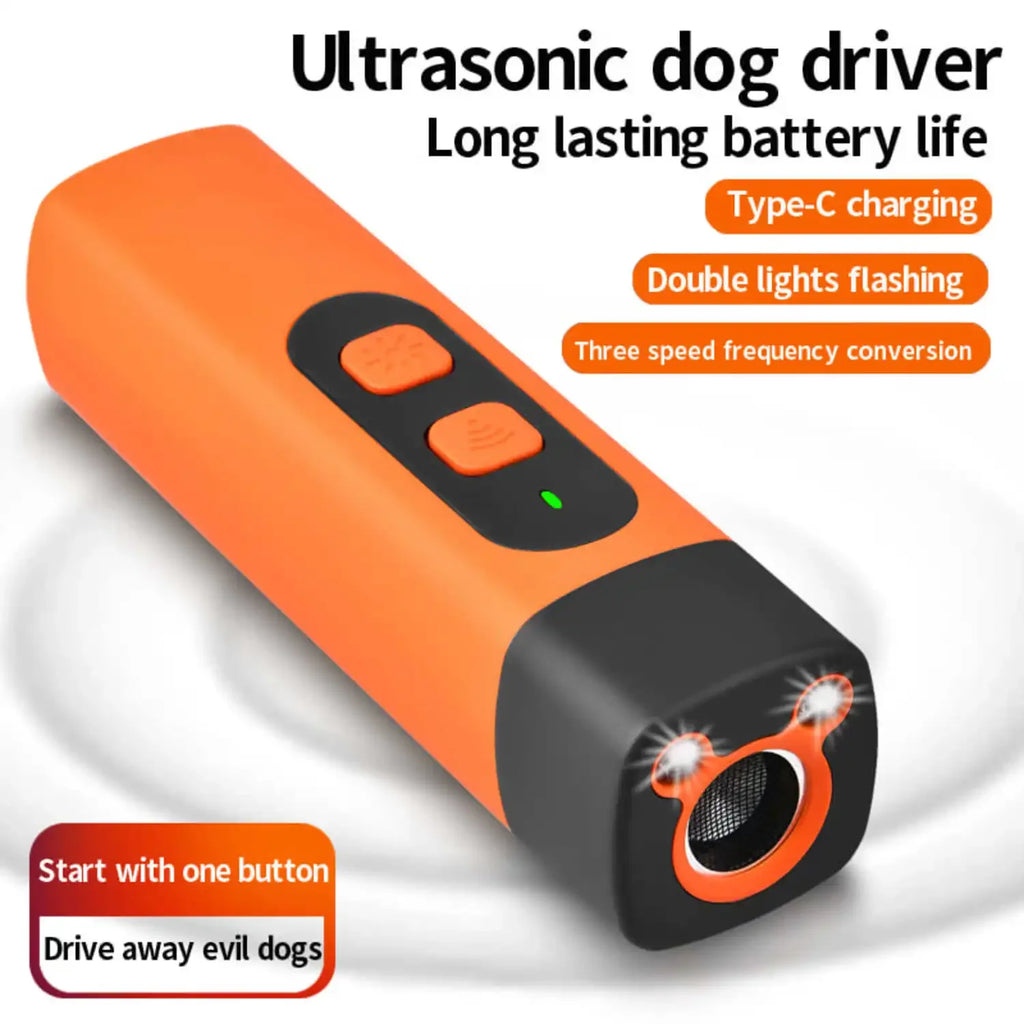 Professional Ultrasonic Bark Control Device – Long Range Trainer