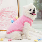 Kajipetcn Winter Fleece Dog Coat – Warm Jacket for Small & Medium Dogs