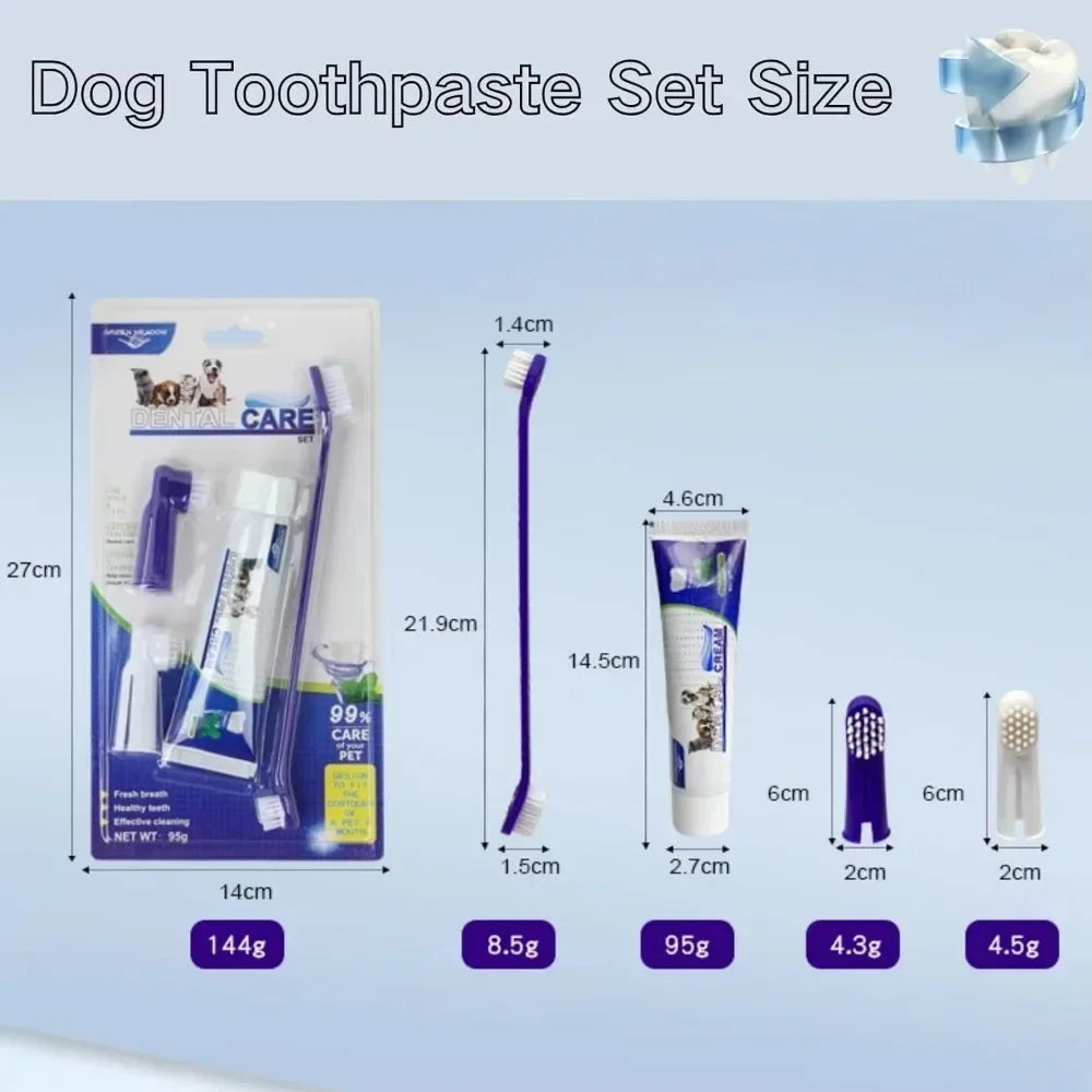 Dog Dental Kit – Toothbrush & Toothpaste Set