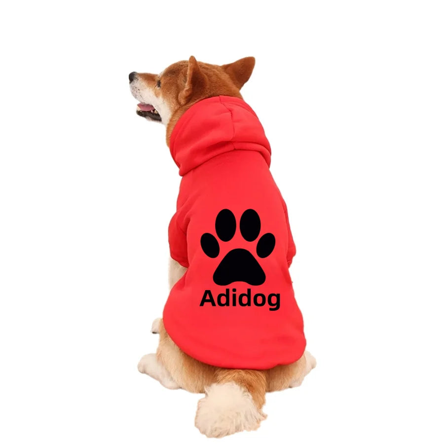 Winter Cotton Dog Jacket – Windproof Color Block Coat for Small Dogs