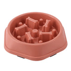Modern Aesthetic Slow Feeder Dog Bowl – Anti-Choking Maze Dish