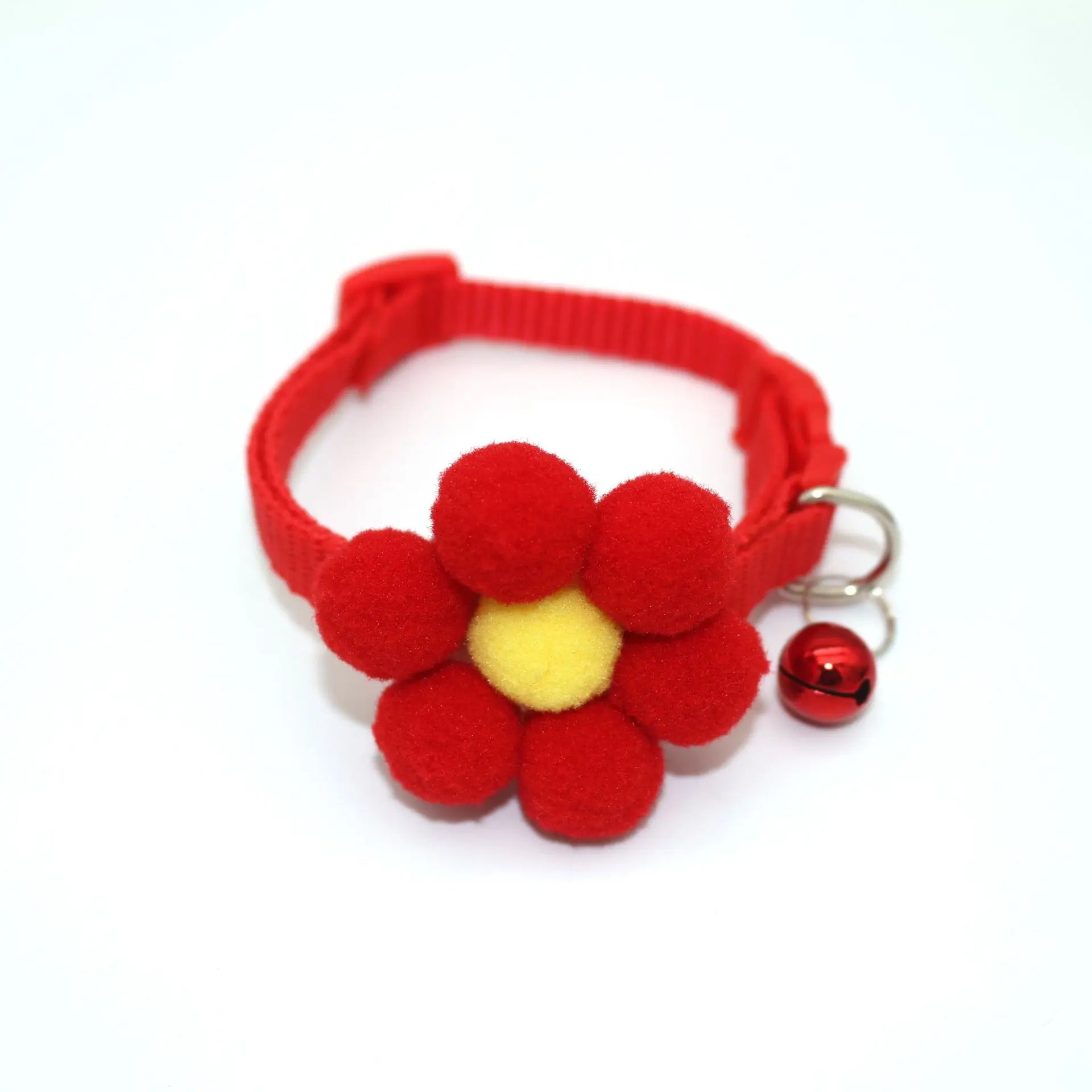Moonbiffycn Cotton Bowknot Bell Collar for Small Dogs