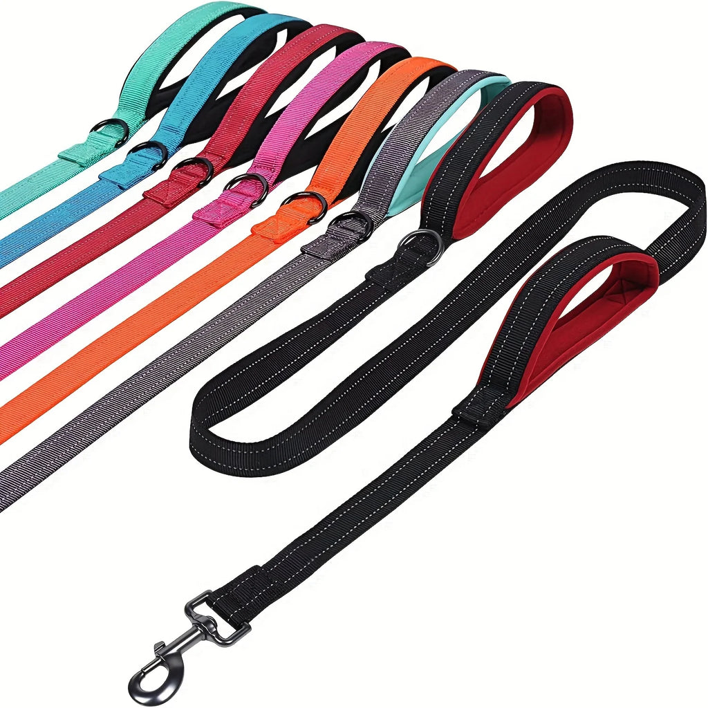 Dog Leash – Dual Handle Reflective Control