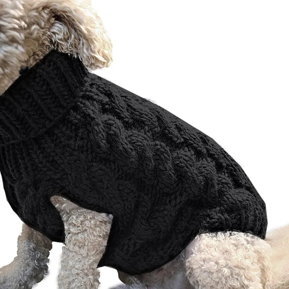Dog Sweater for Small Breeds – Autumn Knit Fleece Warmwear