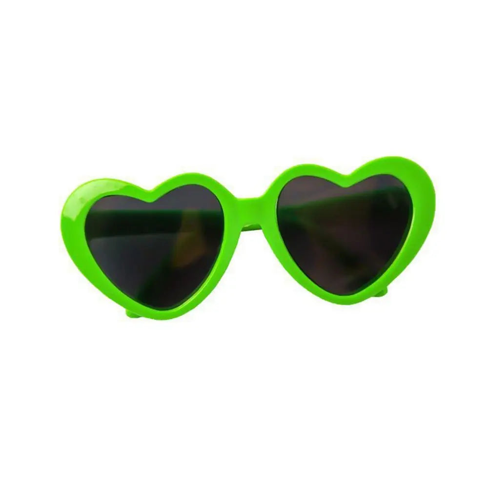 Fashion Heart Dog Sunglasses – Lightweight Photo Accessory