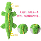 Crocodile Plush Dog Toy – Squeaky Interactive for Outdoor Play