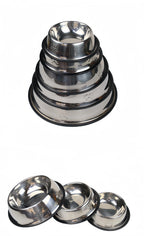 Classic Stainless Steel Dog Bowl – Durable & Rust-Resistant Feeder