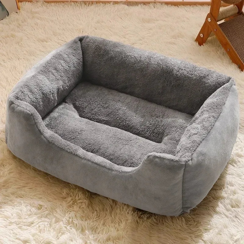 Plush Dog Bed – Comfortable and Breathable Cushion for Small to Large Dogs