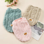 Holapet Soft Fleece Dog Sweater | XS-XL | Pink, Khaki, Red & Green