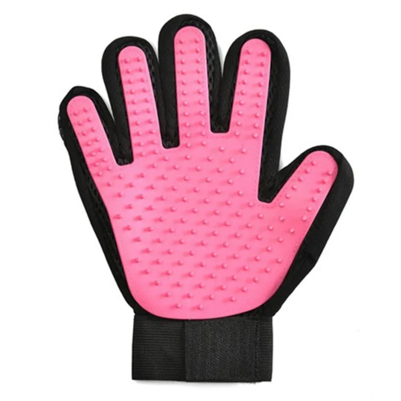 Pet Grooming Glove Hair Removal Mitt For Dogs Gentle Easy Pet Hair Upkeep