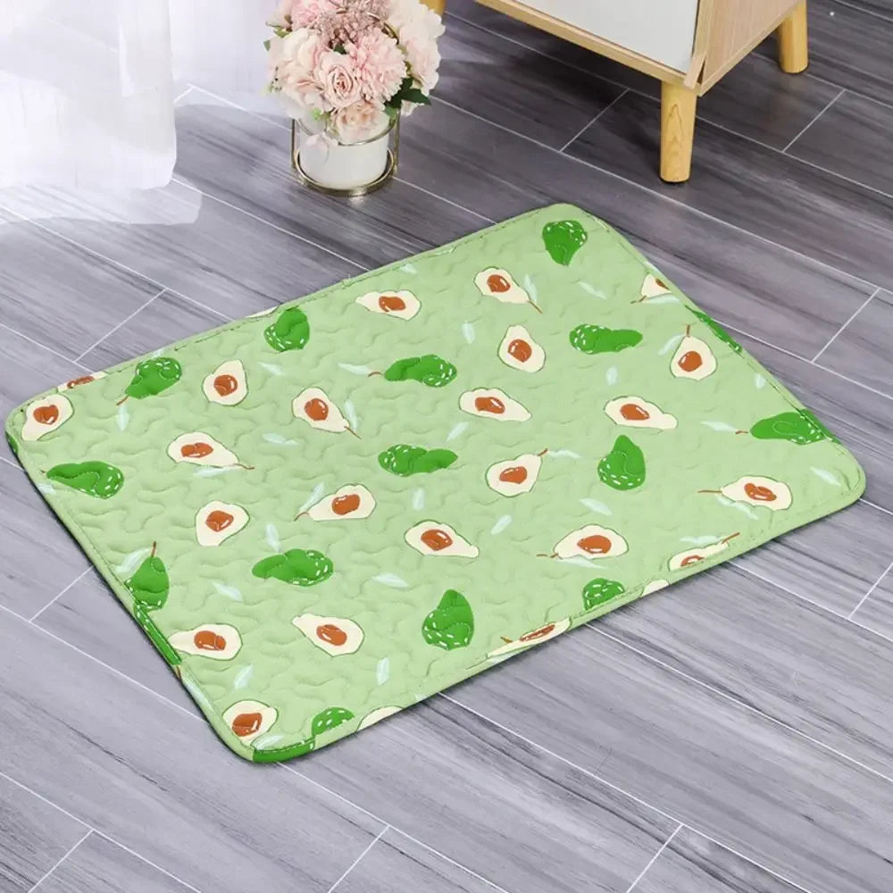 Washable Dog Cooling Mat – Breathable Summer Ice Pad for Small & Medium Dogs