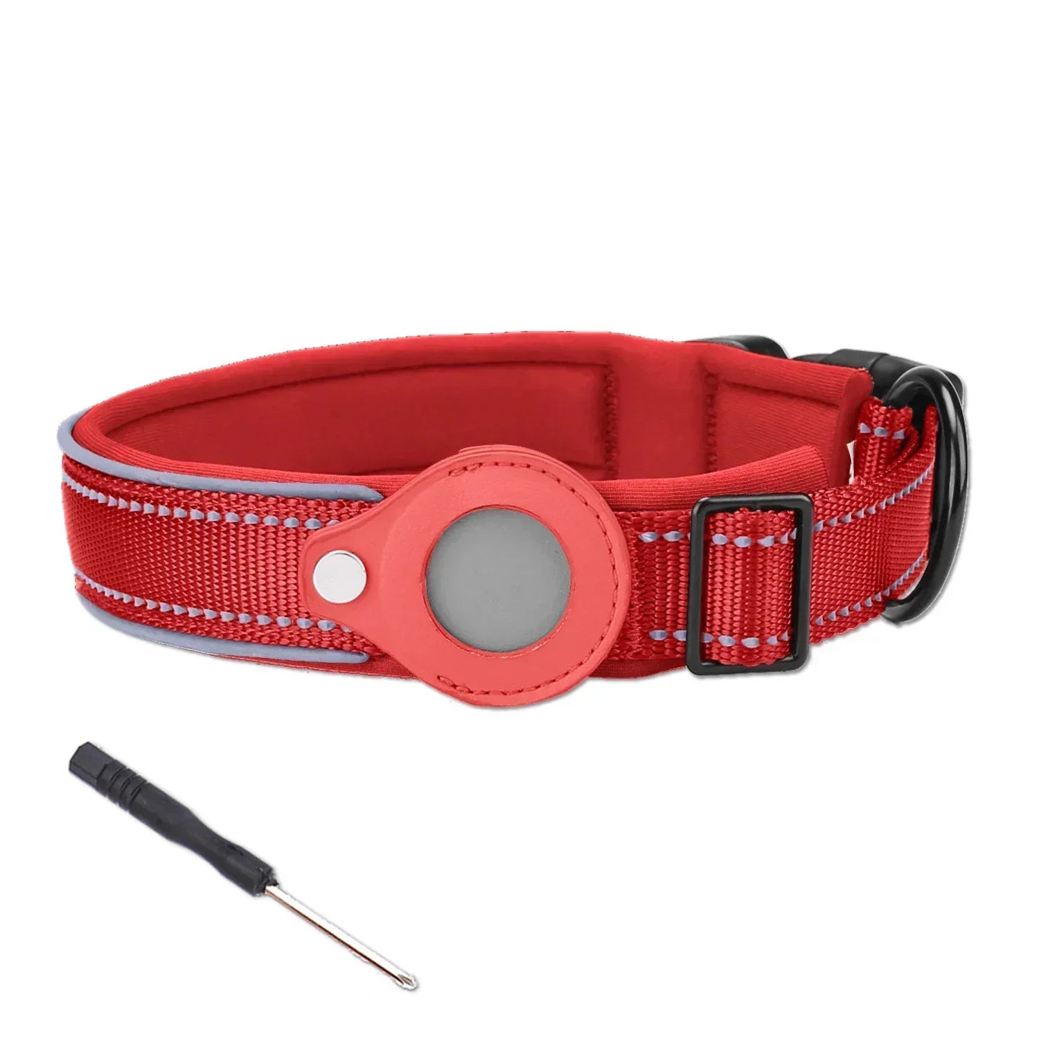 Dog Airtag Collar – Reflective Anti-Lost Tracker Collar