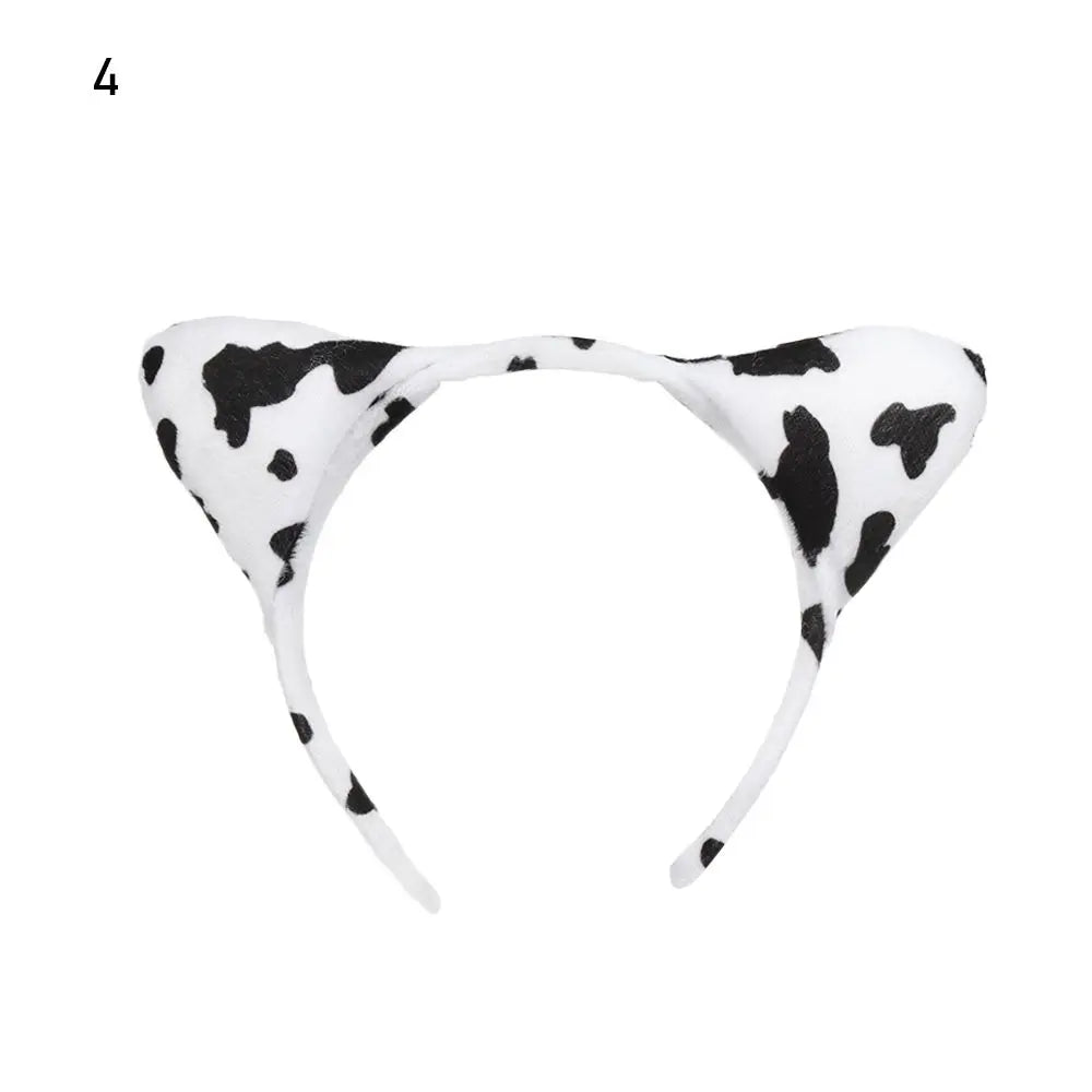 Plush Animal Ears Headband – Cosplay & Party Accessory
