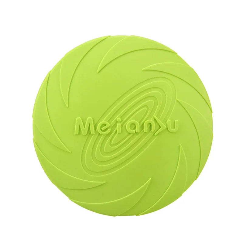 Silicone Dog Flying Disc Toy – Durable Soft Frisbee for Interactive Pet Play