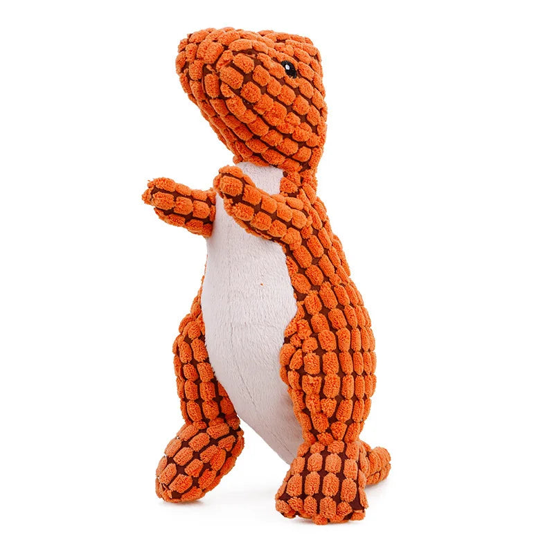 Corduroy Animal Squeaky Dog Toy – Bite Resistant Plush