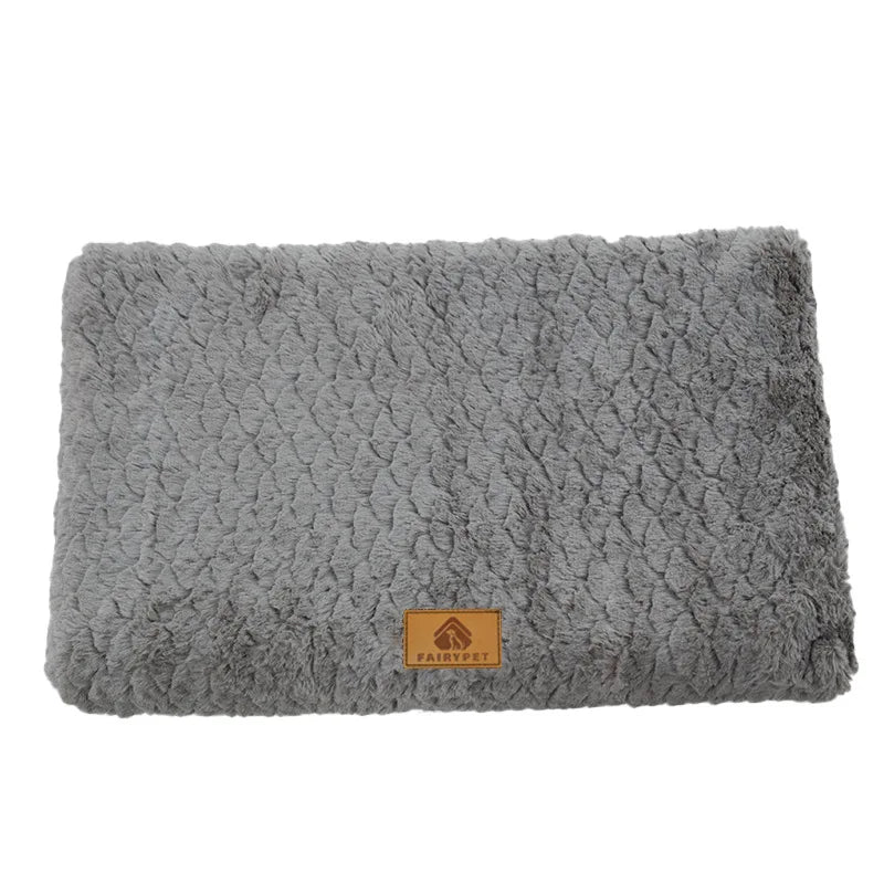 3D Foam Orthopedic Dog Bed – Waterproof Washable Faux Fur Cover