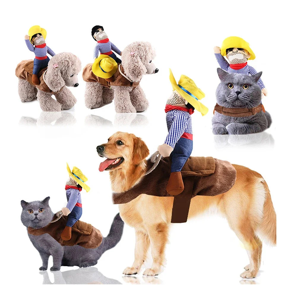 Halloween Dog Cowboy Costume Jacket – Cotton Coat