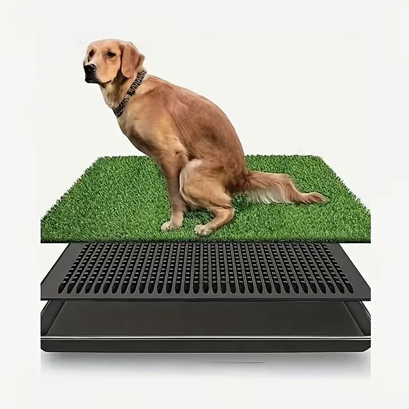 Dog Grass Potty Tray – Washable Training Toilet