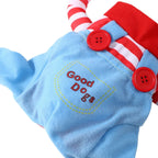 Holapet Striped Dog Cosplay Costume – Red & Pink